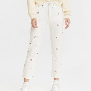 NWT Women's Levi's 501 Original Cropped Jeans Garden Variety Light Wash 29